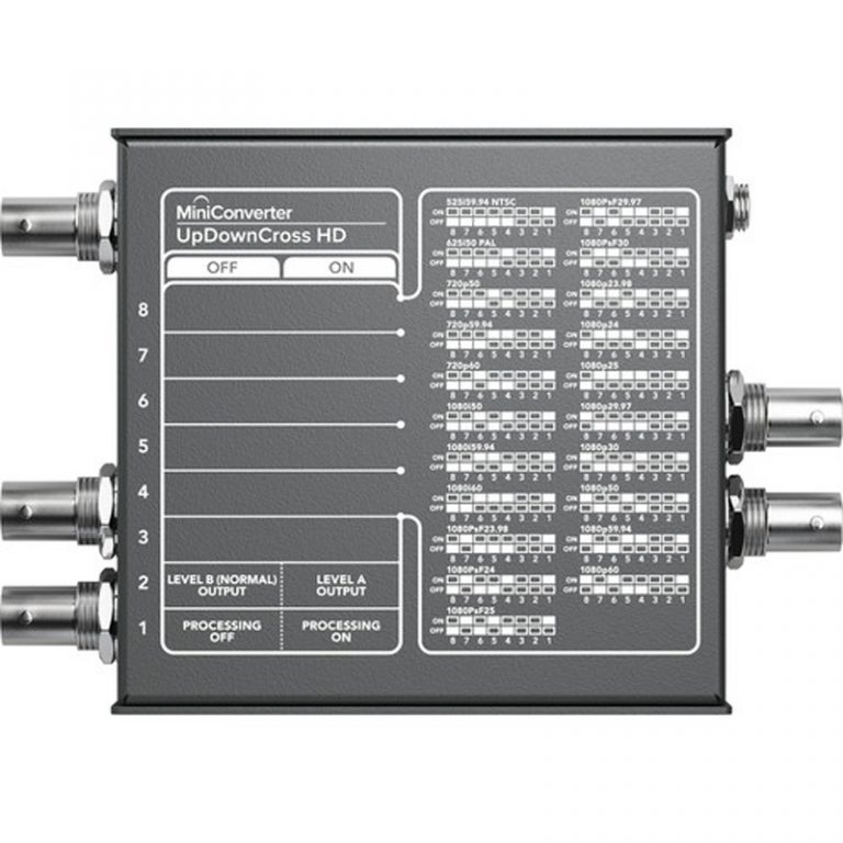 Mini Converter UPDownCross HD - Trasera