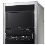 Monitor PVM-X1800 frontal en rack